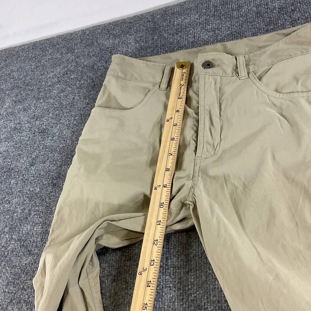 The North Face Mens Motion Pants Khaki Tan Straight Leg Hiking Outdoor Size 30